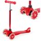 Best Choice Products Kids Mini Kick Scooter Toy w/ Light-Up Wheels and Height Adjustable T-Bar